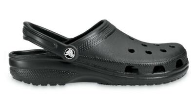 mens black classic crocs